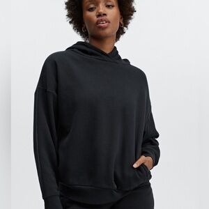 Fabletics Eco Go-To Pocket Hoodie Black, size S